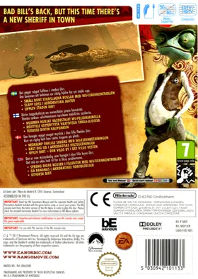 Rango box cover back